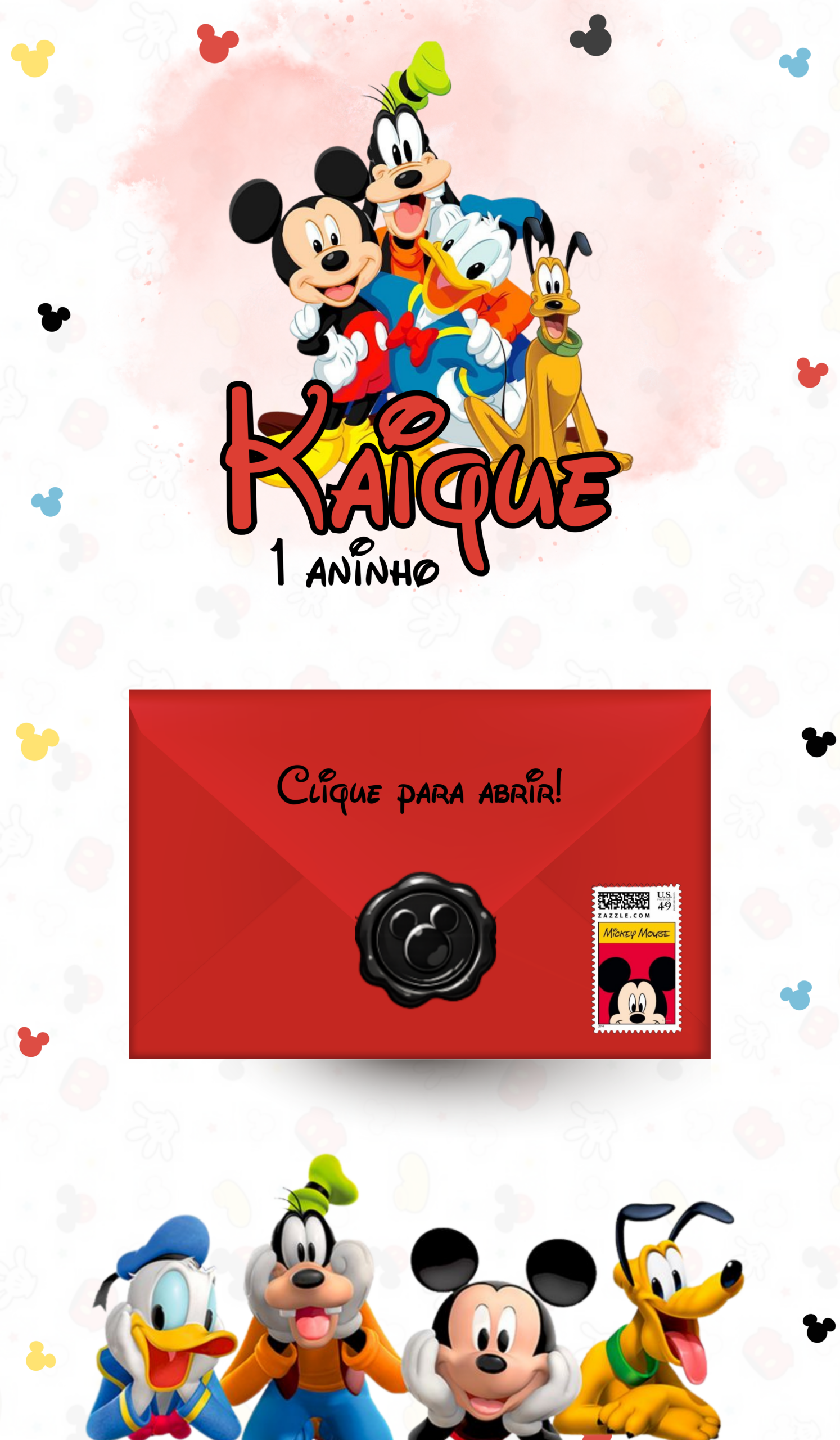Capa do convite